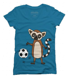a boys t shirt with a lemur 